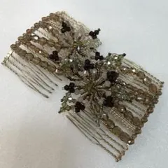 COMPLEX BIZ 花モチーフ ヘアアクセサリー ダブルコーム