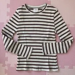 ZARAキッズ　ボーダー　リブカットソー　長袖　 140㎝