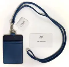 新品■COACH／ネックストラップ■コーチ ID カード ケース 定期入れ