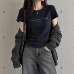 TOMMY HILFIGER トミーヒルフィガー ロゴ Tシャツ M ベーシック