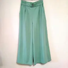 【最終値下げ】子供用 長ズボン パンツ 160cm ミントグリーン