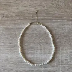 ホワイトパール ネックレス アジャスター付き