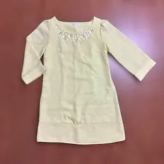 BE RADIANCE レモン色　ワンピース