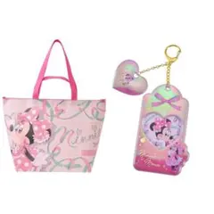 ディズニーストア　ミニーの日　カードケース　パスケース　ショッピングバッグ