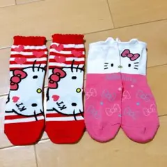 2015年　ハローキティ　15〜20cm靴下　ソックス　セット　女の子