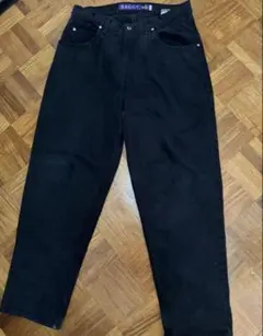 90s USA製 リーバイス シルバータブ バギー ブラックW36 L30