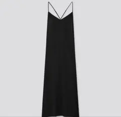 UNIQLO サテンキャミソールワンピース