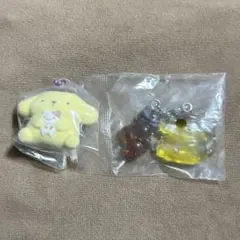 サンリオ ふわわフロッキーマスコット なかよしドロップチャーム ポムポムプリン