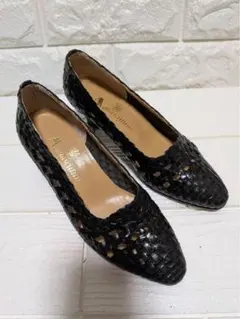 aquascutum アクアスキュータム　ブラックパンプスのサムネイル