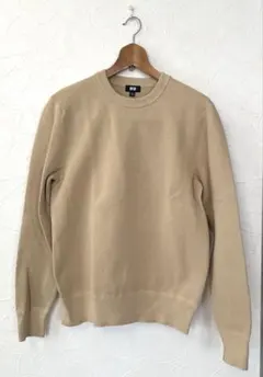 UNIQLO ウォッシャブルストレッチミラノリブクルーネックセーター