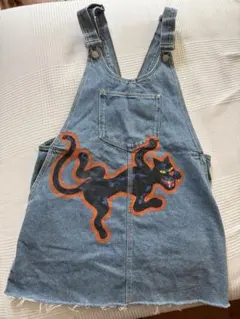 ZARAデニム オーバーオールスカート