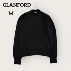GLANFORD カシミヤ ニット M 黒 きれいめ ベーシック ラグジュアリー