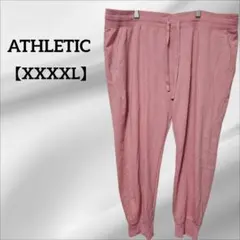 ATHLETIC 【XXXXL】ピンク ジョガーパンツ
