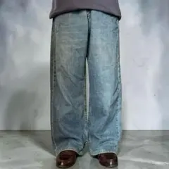 90s Levi's 504 fade baggy wide denim w36