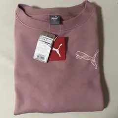 新品未使用 PUMA ピンク トレーナー Lサイズ