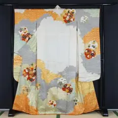 振袖フルセット(6点)・古典柄・金駒刺繍・金通し地・飛鶴・三松シルクケア・正絹 2025年最新】金駒刺繍振袖の人気アイテム - メルカリ