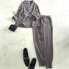 美品 バンヤードストーム ダブルクロスジャケット&ダブルクロスジョガーパンツ M