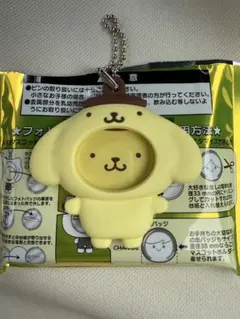 フォトバッジ付きマスコット ポムポムプリン