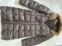 ファー付き ダウンコート　ブラウンのサムネイル
