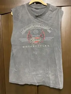 Harley-Davidson ノースリーブTシャツ グレー