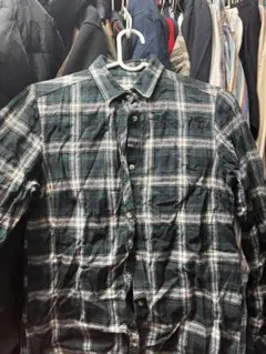 EastBoy チェック柄 フランネル長袖シャツ