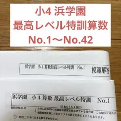 2026年最新】浜学園 最高レベル特訓 算数の人気アイテム - メルカリ