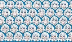 白詰草 ホロライブ がうるぐら Gawr Gura プレイマット ラバーマット