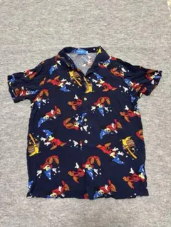 東京ディズニーリゾート　半袖シャツ　ファンタジア　ミッキー マウス　アロハシャツ