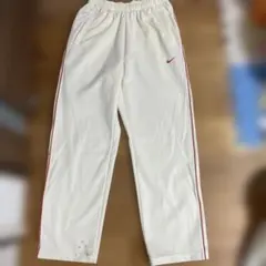 00sNIKE トラックパンツ ホワイト 日本製袖ジッパーテック系.y2kのサムネイル