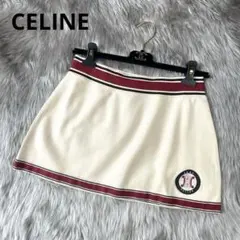 セリーヌ　CELINE コットンニット　ミニスカート　2002 シルクのサムネイル