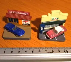 コカコーラ ノベルティ ミニカー(シボレー インパラ＆コルベットスティングレイ)