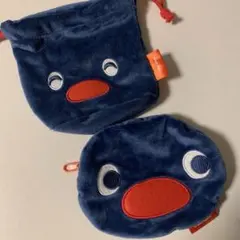PINGU MODERN ポーチコレクション　ピングー　巾着　ポーチ　2種セット