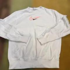 古着　Nike ホワイト クルーネック トレーナー　ストリート　アメカジ