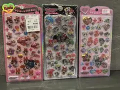 M*M様 パワーパフガールズ　うるちゅる　プチドロップステッカー3種　国内正規品
