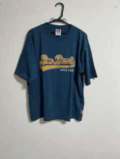 BEN DAVIS ロゴ刺繍 Tシャツ ブルー Mサイズのサムネイル