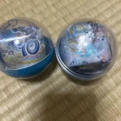 ディズニーシー 25周年 カプセルトイ カプセルつき 10周年と20周年