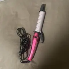 温度調節機能付きカールアイロン ピンク