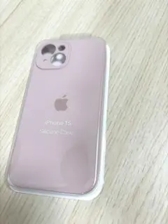 iPhone 15 シリコンケース ピンク