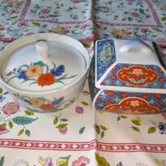 有田焼 蓋つき煮物椀 錦松梅 - メルカリ