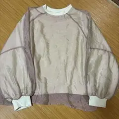 Bab バブ　レイヤードスウェット