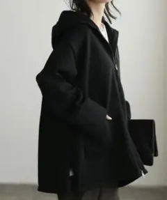 HUG.U スポンジニットパーカー　大人ワイドパーカー　 新品・未使用