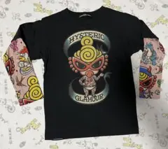 HYSTERIC MINI 重ね着風タトゥー　長袖Tシャツ 105㎝