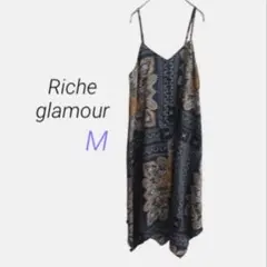 Riche glamour【M】キャミワンピース ペイズリー柄のサムネイル