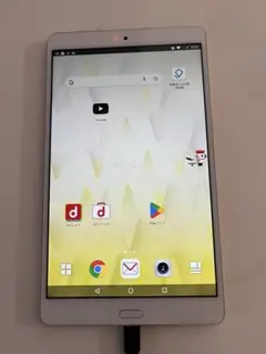 docomo dtab ホワイト Androidタブレット本体 - メルカリ