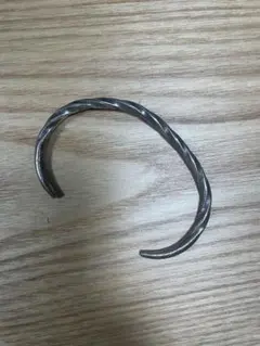 シルバー925 ツイストデザインブレスレット