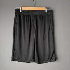 GU ジーユー ハーフパンツ スポーツウェア ブラック L メンズ ウエストゴム