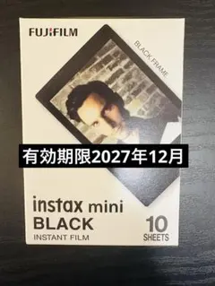 チェキ用フィルム 黒 FUJIFILM instax mini BLACK