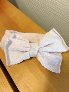 ジェラートピケ　ベビー　ヘアバンド　ピンク