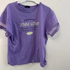 JENNI LOVE 紫色 Tシャツ メッシュ袖