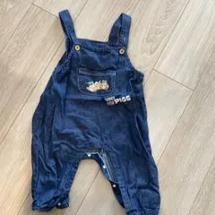 デニムオーバーオール 三匹の子豚 80-90
